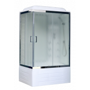 Душевая кабина Royal Bath RB8120BP3-WC-CH-R (белое/матове) правая